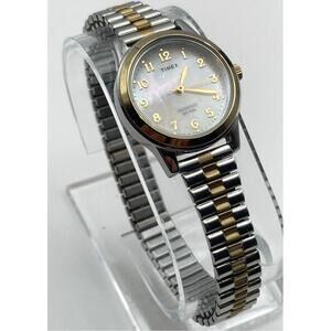 Women's Timex Indiglo Watch 25mm - Fresh Battery - WR 30m - Expansion Band